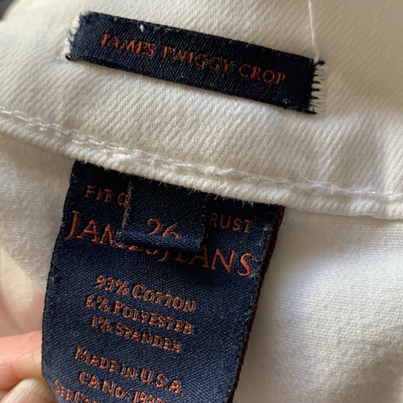 JAMES JEANS Twiggy Crop Skinny Jean in Frost White - gently worn - Picture 7 of 9